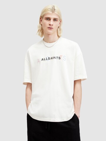 AllSaints T-shirt 'NEVADA' i vit: framsida