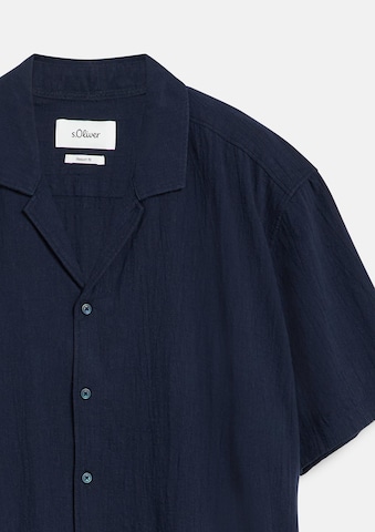 s.Oliver Regular Fit Hemd in Blau