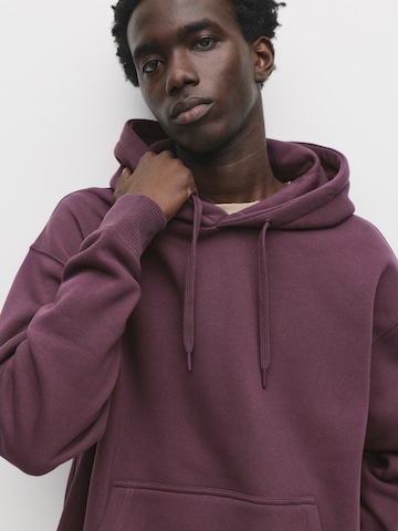 Sweat-shirt Pull&Bear en violet