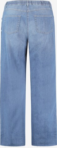 SAMOON Wide Leg Jeans in Blau