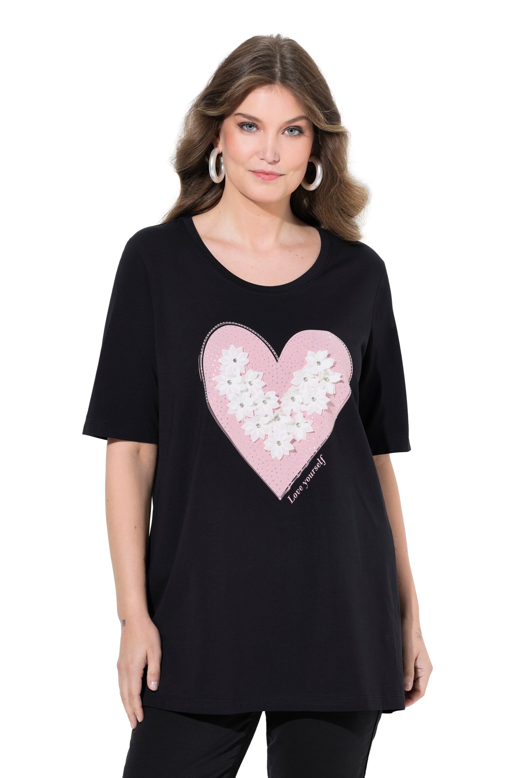 MIAMODA Shirt in Zwart: voorkant