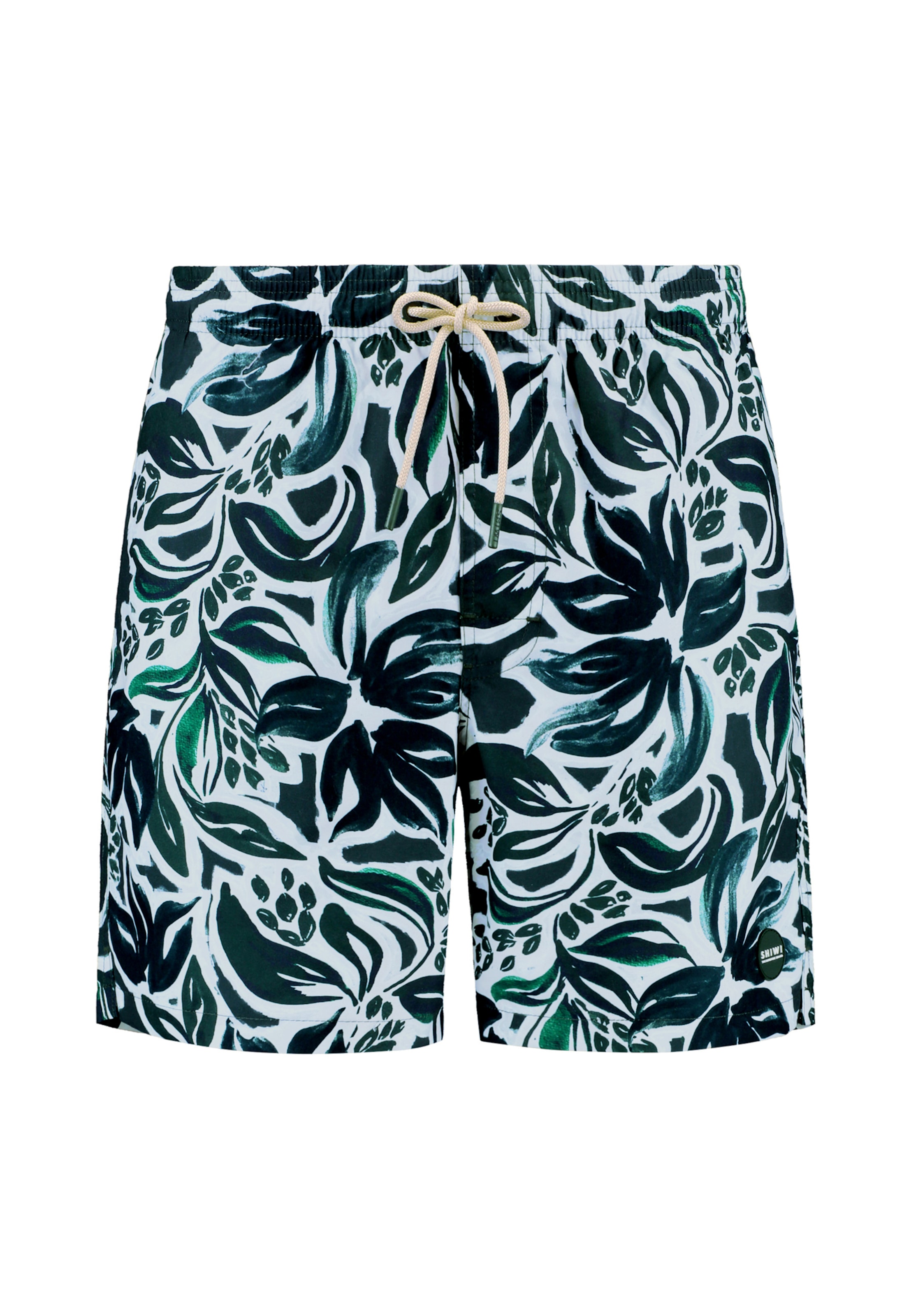 Shiwi Badeshorts 'MIKE' in Grün: Vorderseite