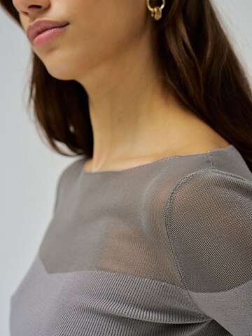 Salsa Jeans Pullover 'Transparenzl' in Grau