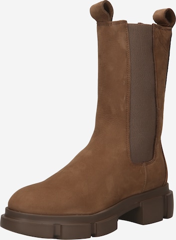 Chelsea Boots Copenhagen en marron : devant