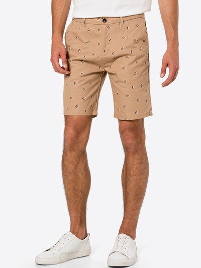 SCOTCH & SODA Kalhoty 'STUART' - hnědá / světle hnědá / bílá, Model/ka