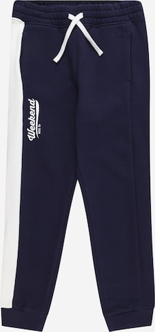 Pantaloni di UNITED COLORS OF BENETTON in blu: frontale