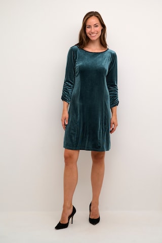 Cream Dress 'Pativa' in Blue