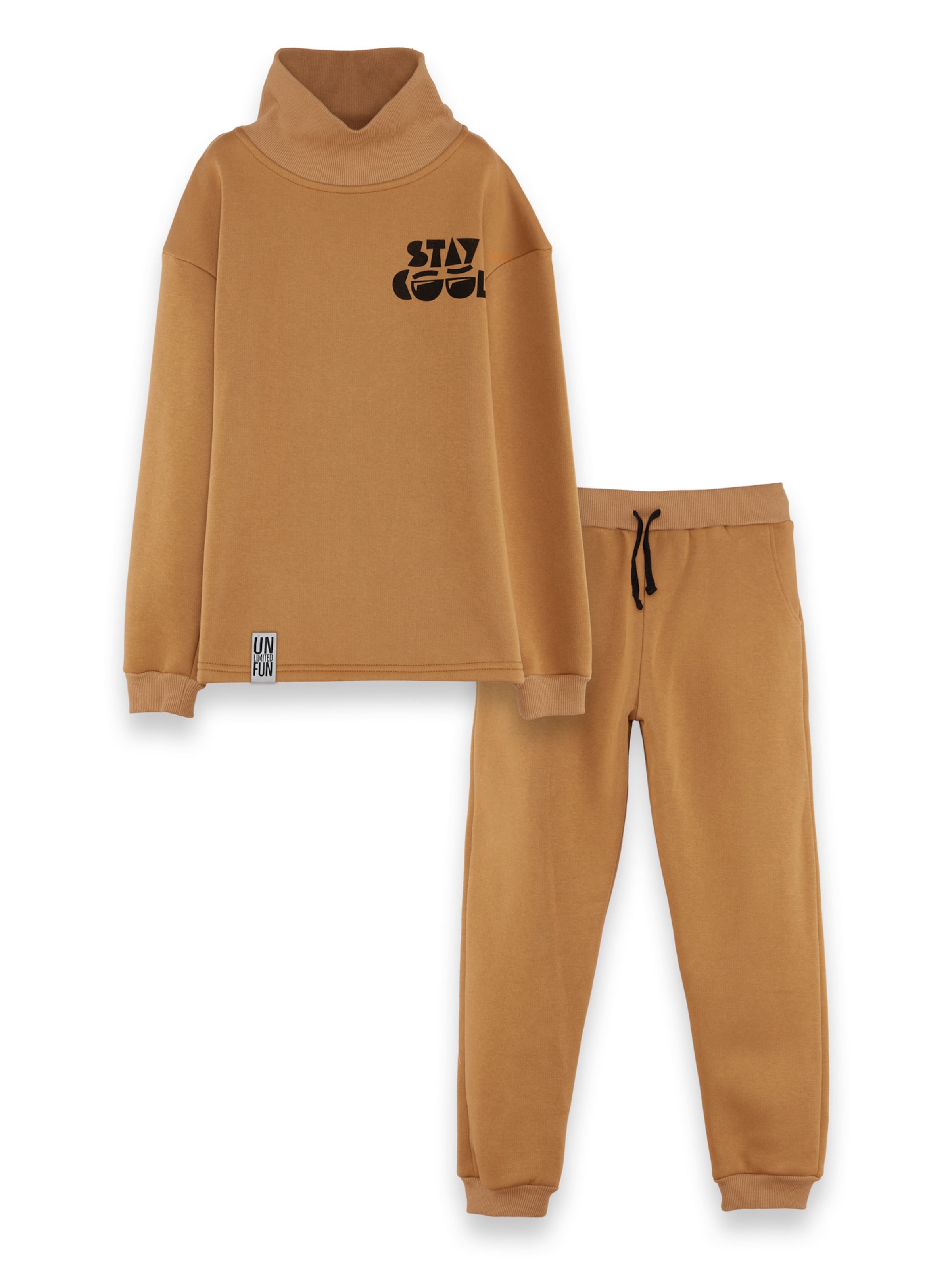 Denokids Set in Braun: Vorderseite