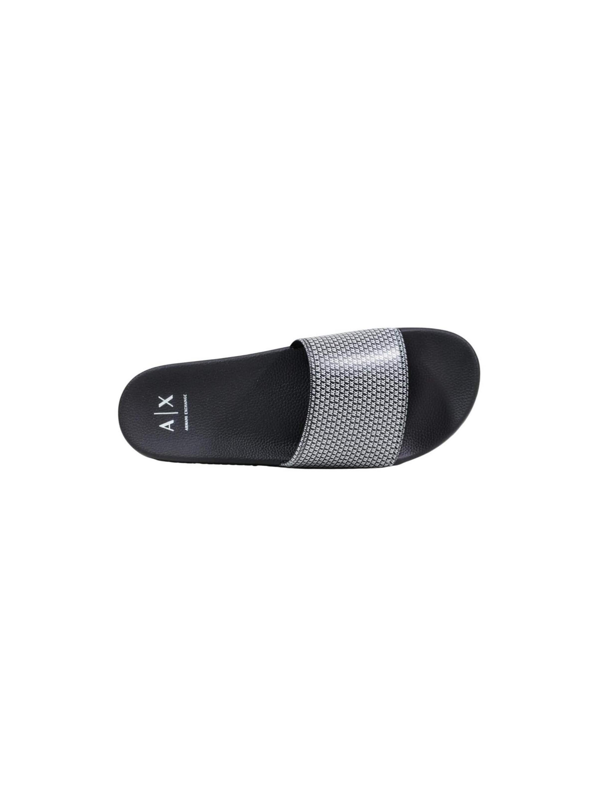 ARMANI EXCHANGE Pantoletter 'MYKONOS' i sort