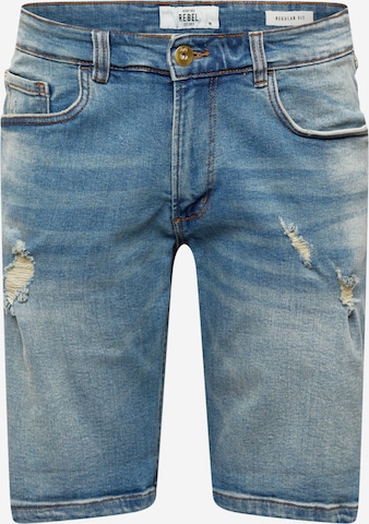Regular Jeans 'Oslo' de la Redefined Rebel pe albastru: față