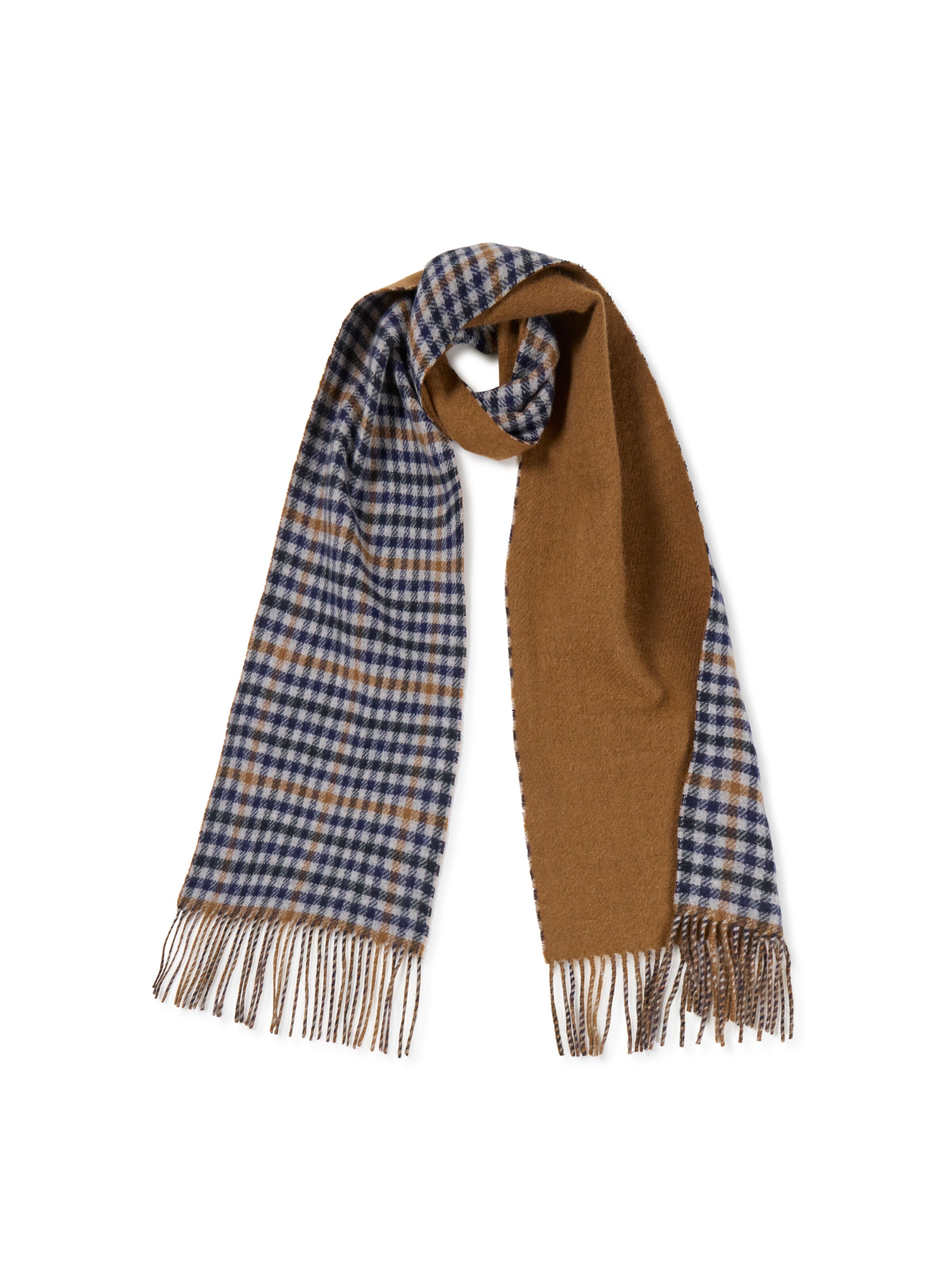 Sciarpa di CASH-MERE.CH in beige: frontale