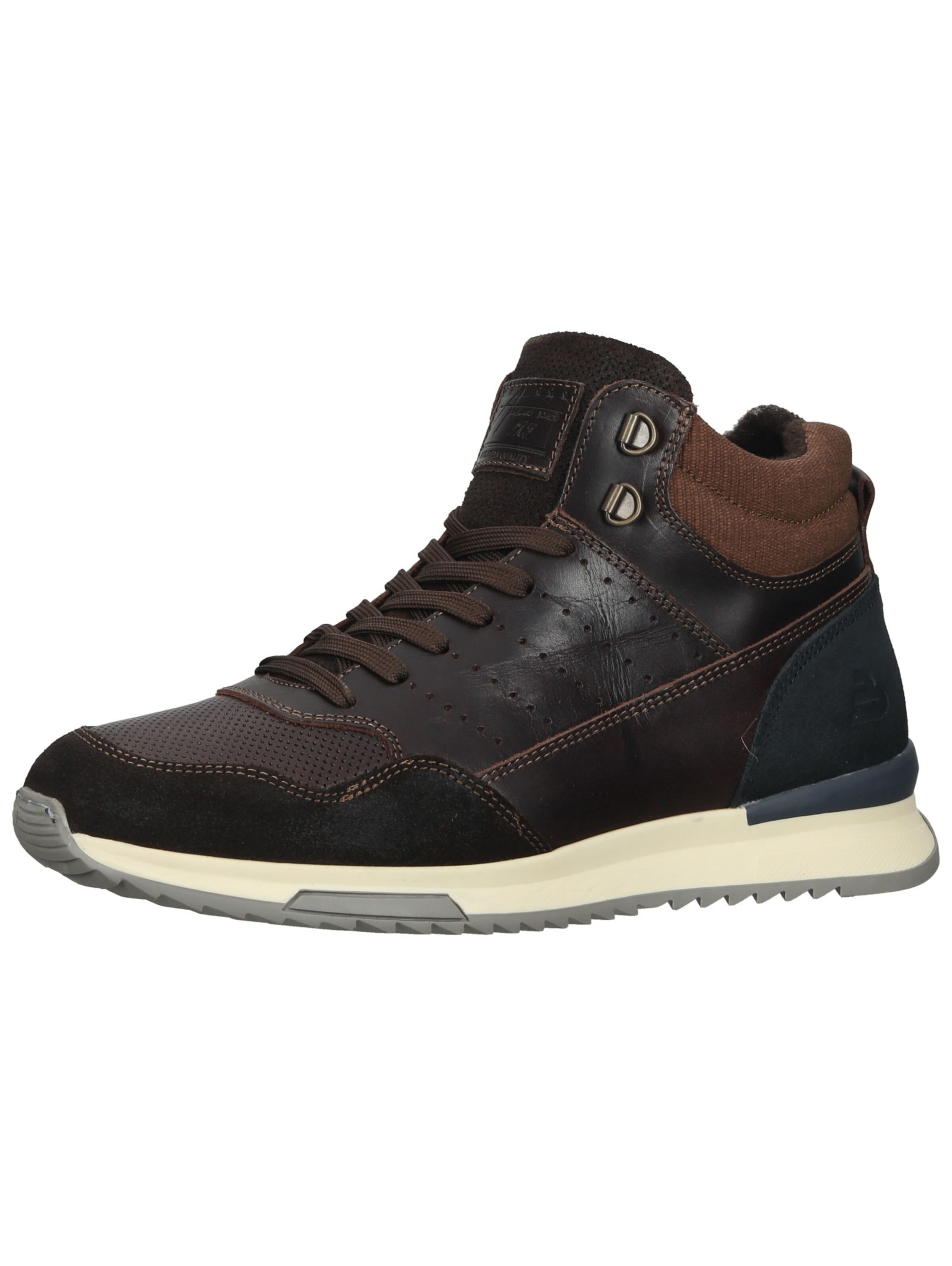 Baskets hautes BULLBOXER en marron : devant