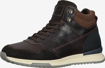 Sneaker alta di BULLBOXER in marrone: frontale