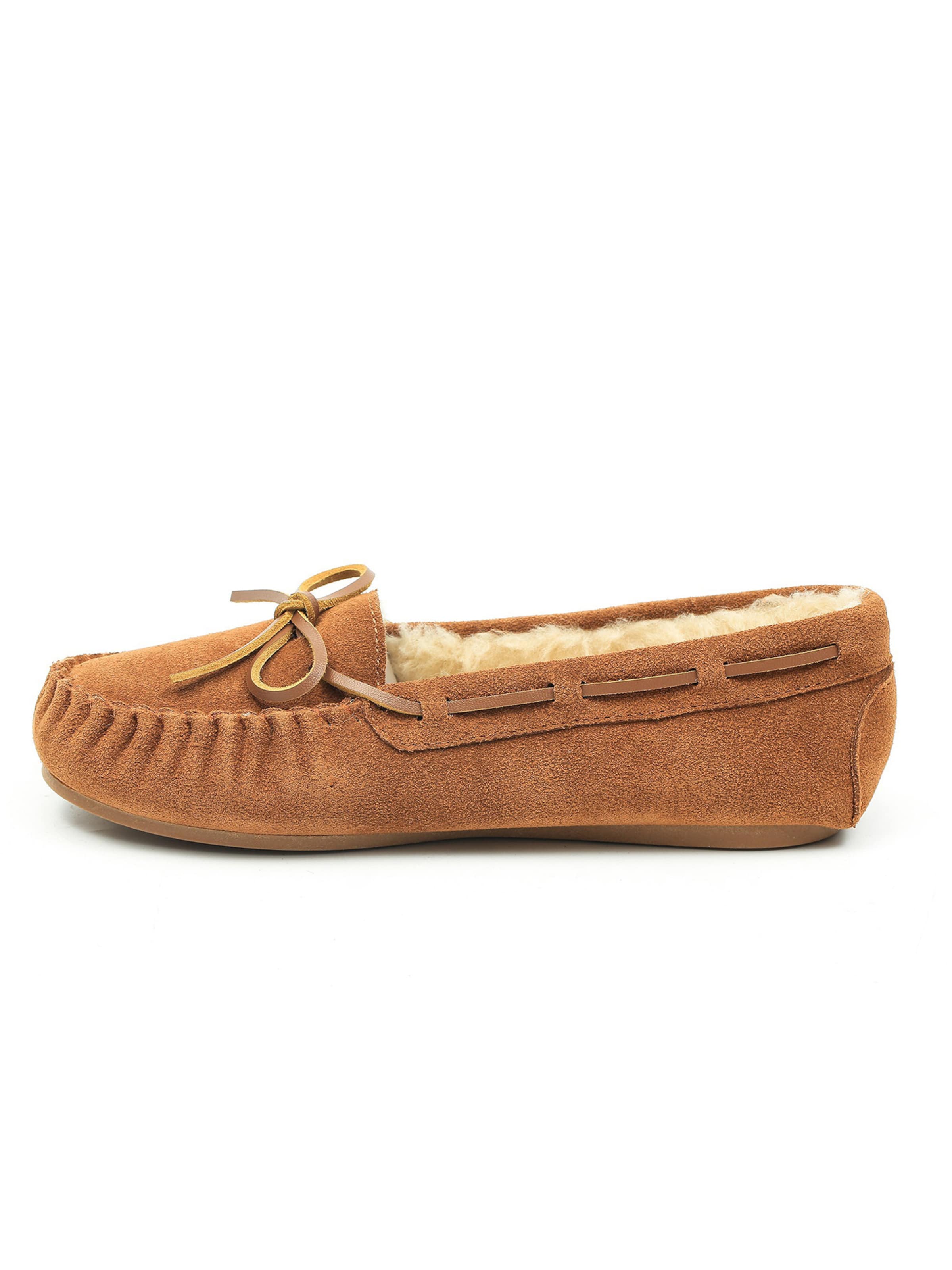 Gooce Mokassin 'Cordova' in Braun: Vorderseite