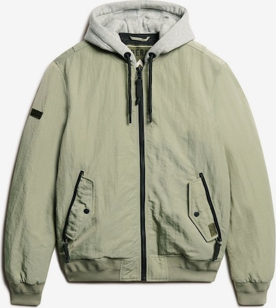 Superdry Veste mi-saison 'MA1' en vert clair, Vue avec produit
