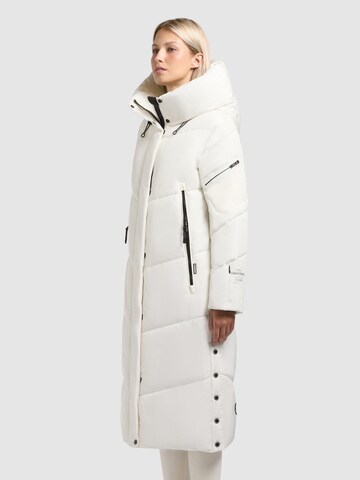 khujo Zimný kabát 'Pulset Matt' - Biela