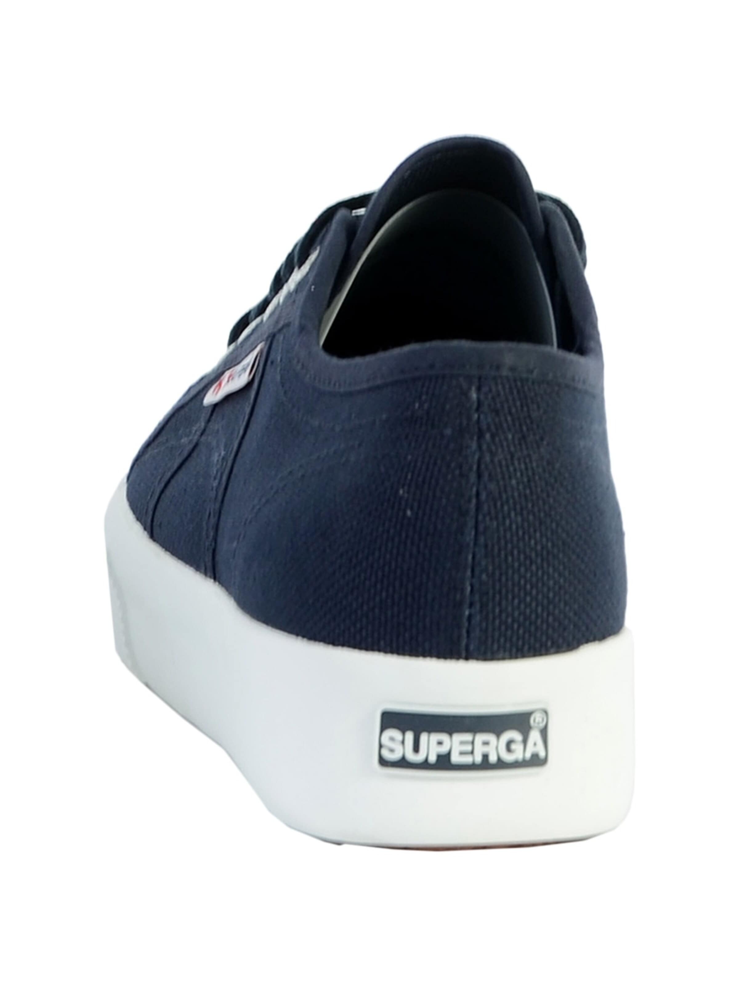 SUPERGA Buty sportowe sznurowane w kolorze niebieski