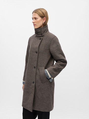 OBJECT Between-Seasons Coat 'OBJRIKIS' in Brown: front