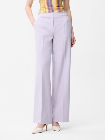 adl Loose fit Trousers with creases in Purple