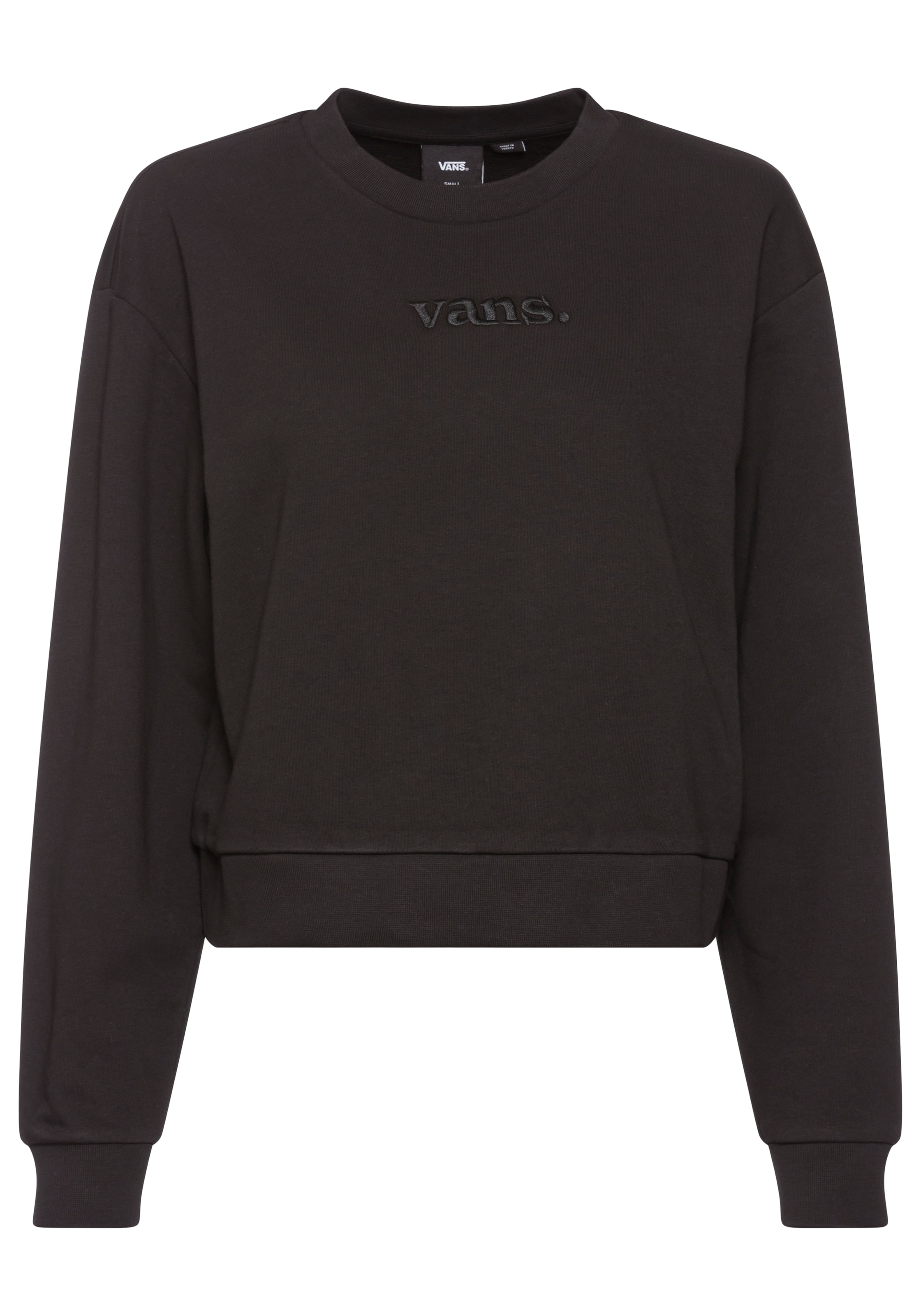 VANS Sweatshirt 'Essential' in Black: front