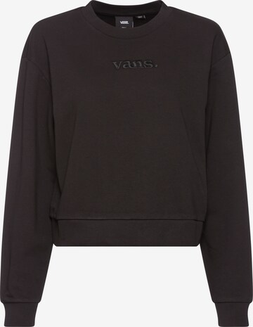 VANS Sweatshirt in Black: front