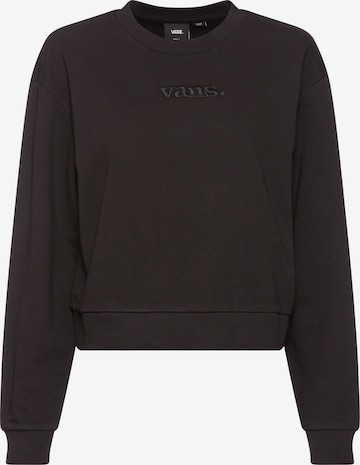 VANSSweater majica 'Essential' - crna boja: prednji dio