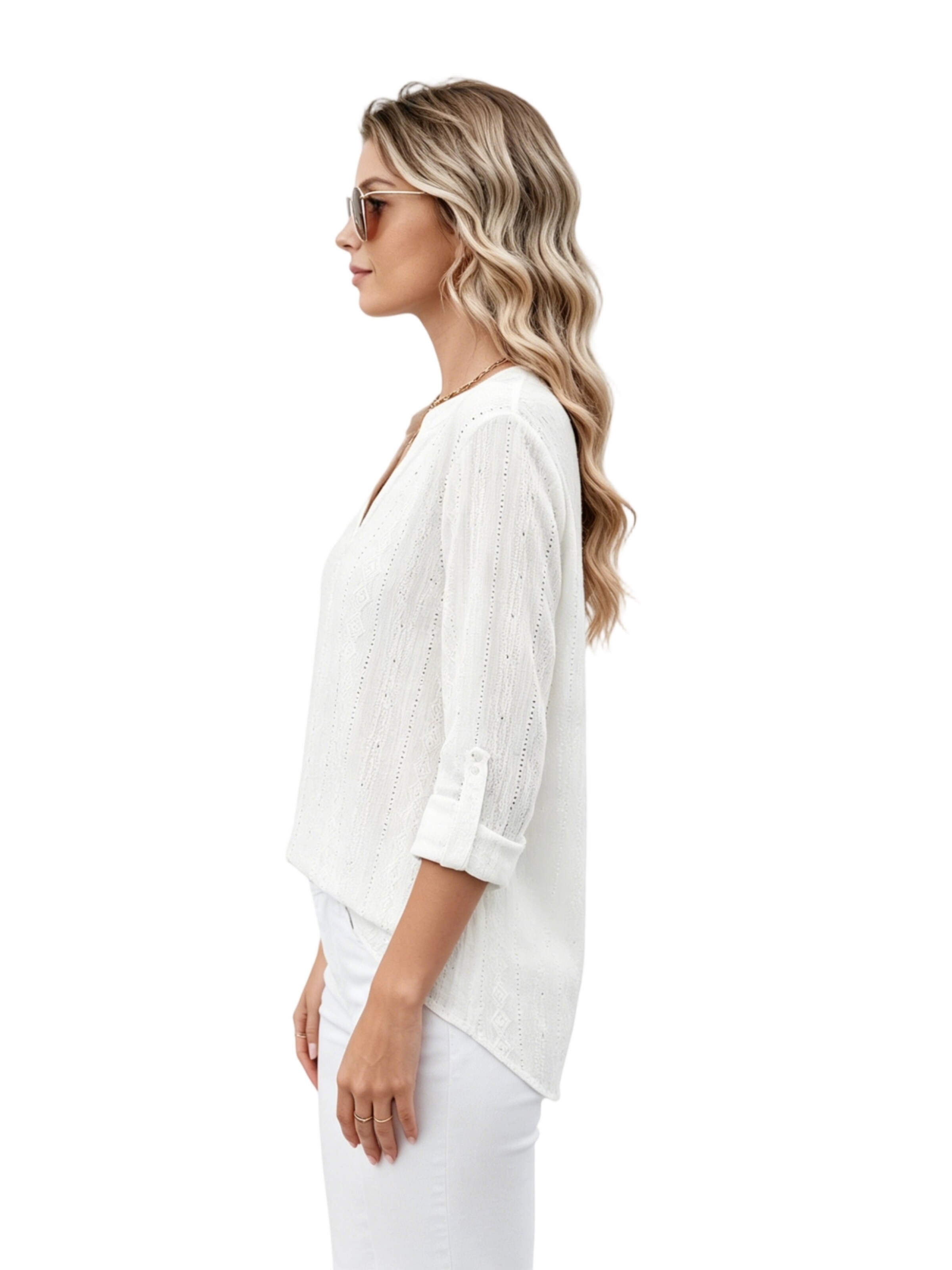 Yesfashion Bluse‌‌‌‌‌‌‌‌‌ in Weiß
