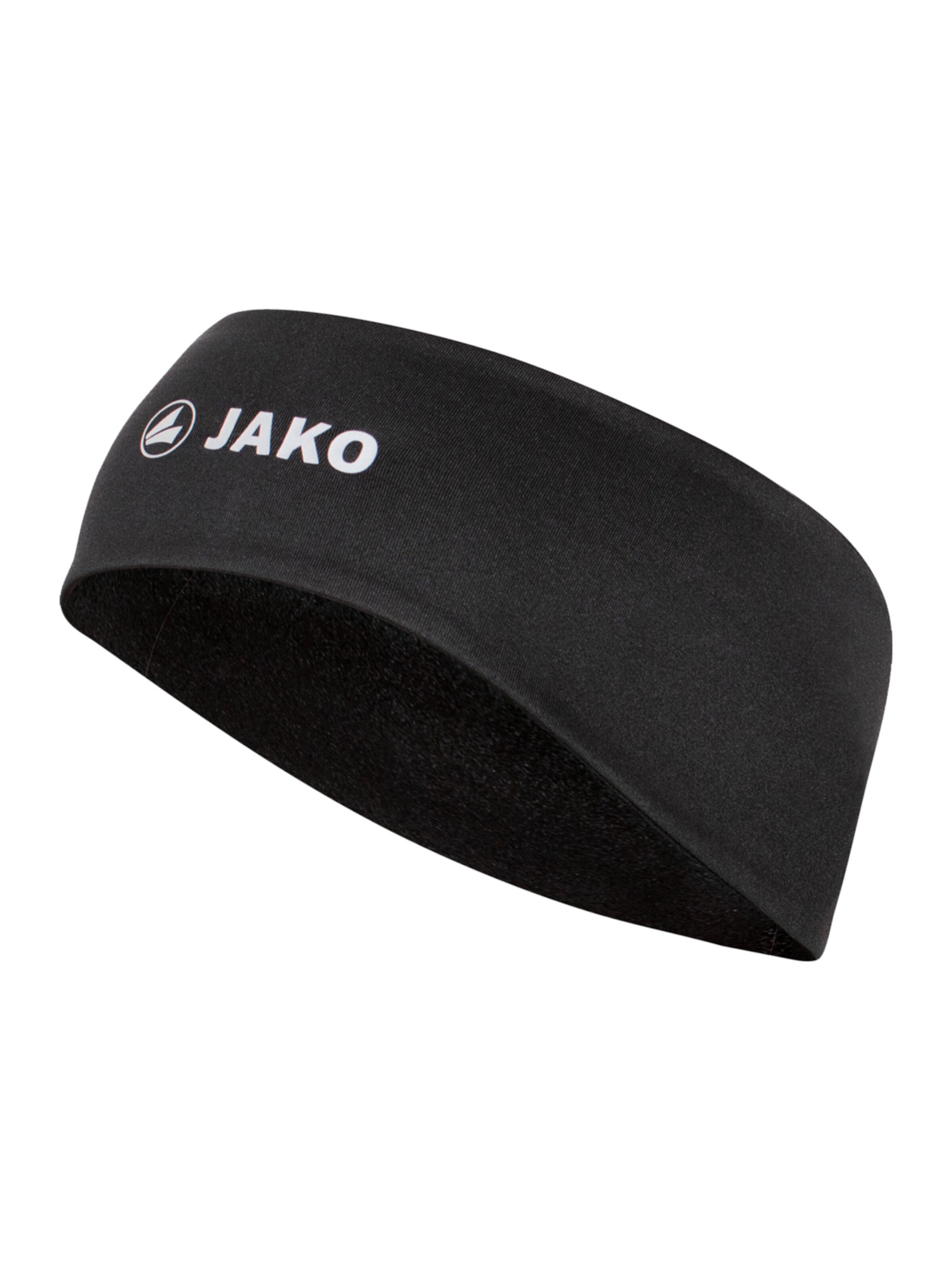 JAKO Sportstirnband in Schwarz: Vorderseite