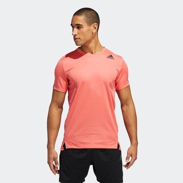 ADIDAS SPORTSWEAR Regular Fit T-Shirt in Orange: predná strana