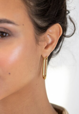 Nana Kay Earrings 'Solid Flair' in Gold