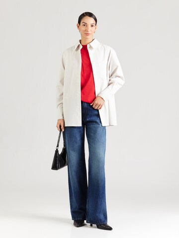 SELECTED FEMME T-Shirt 'SLWMYESSENTIAL' in Rot