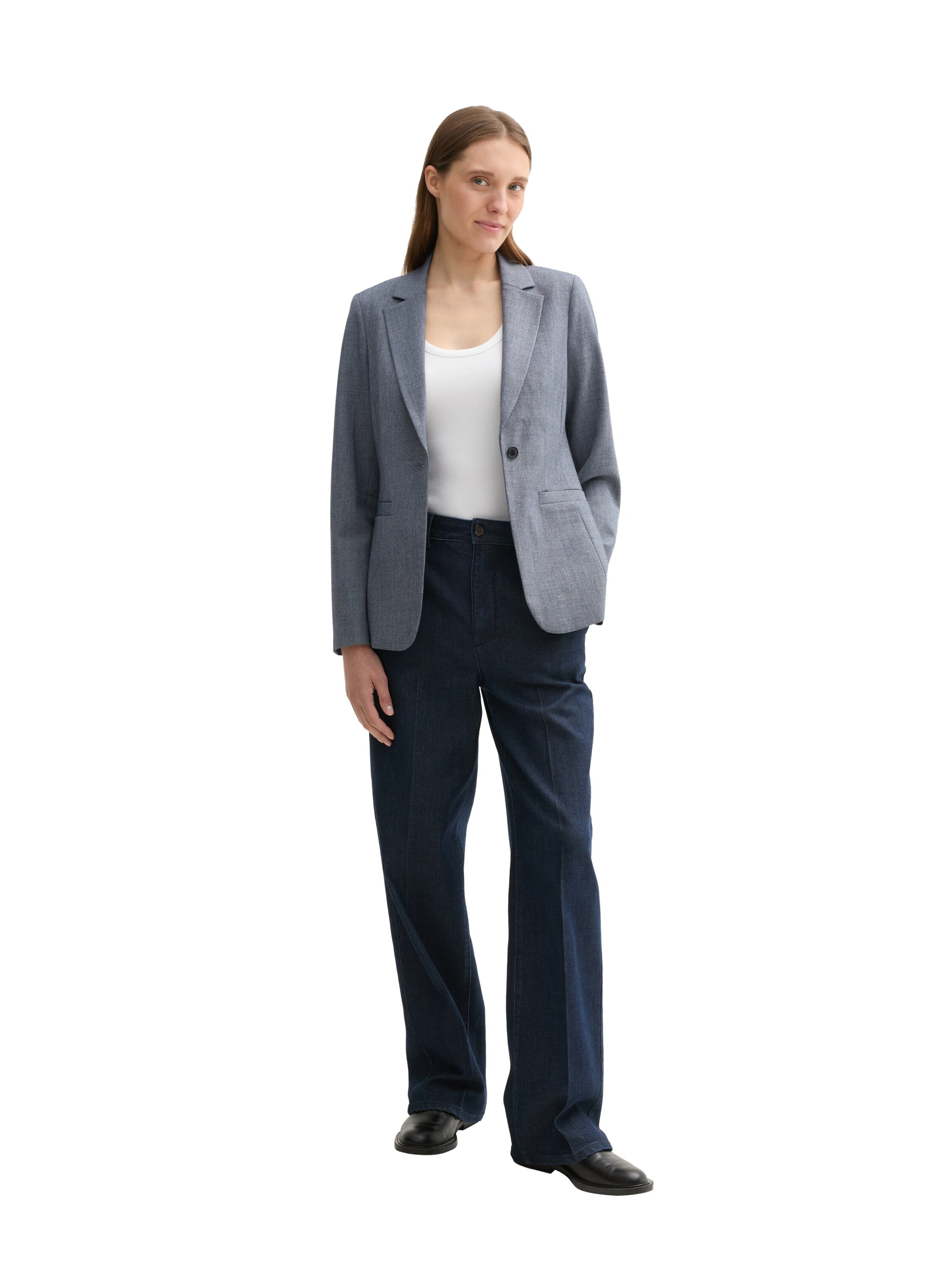 TOM TAILOR Blazer in Blau