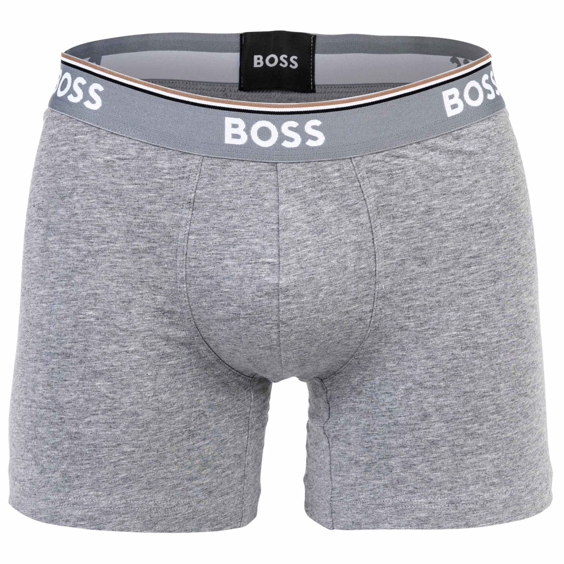 BOSS - Calzoncillo boxer en gris