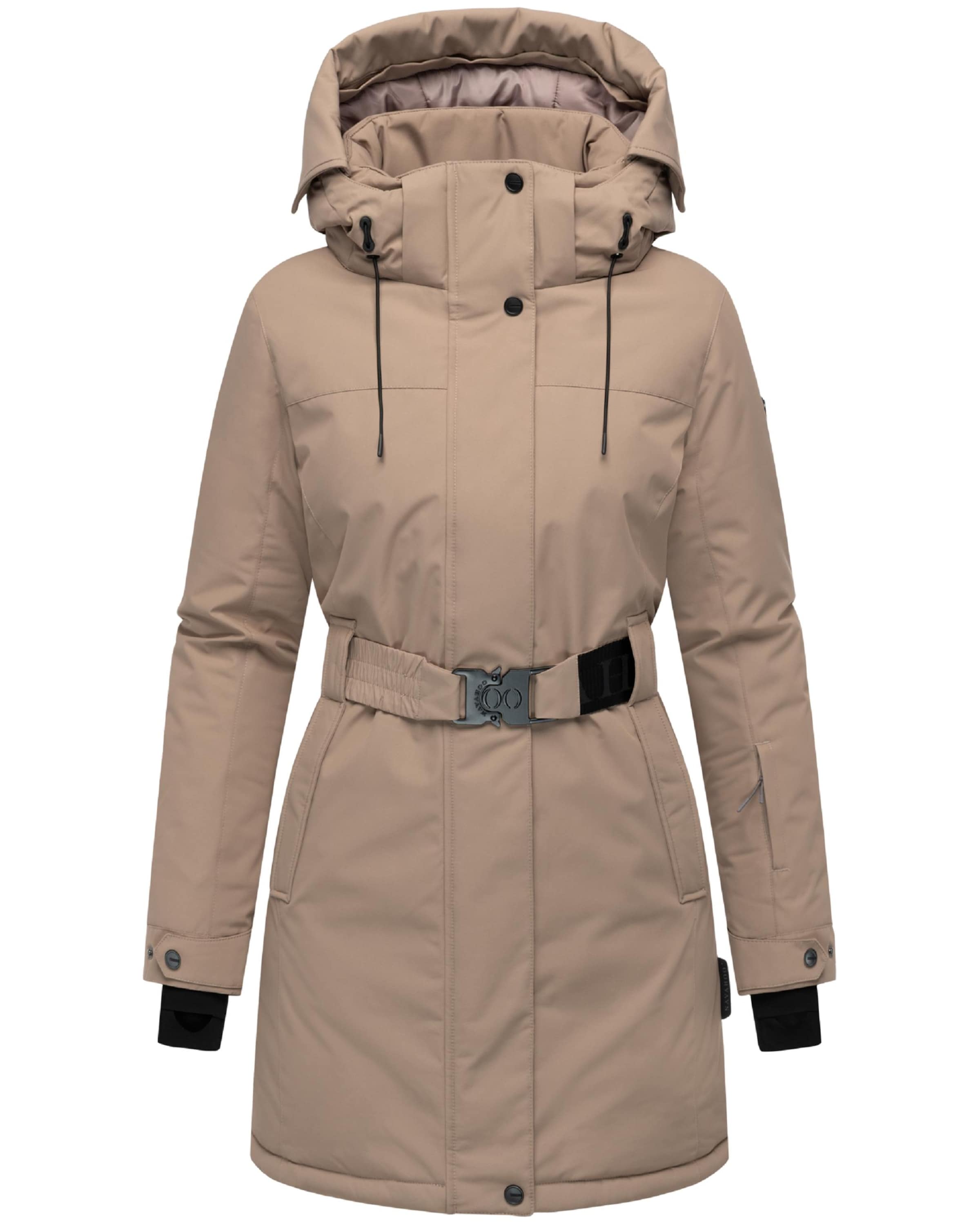 Palton de iarnă 'Frostkuss 14' NAVAHOO pe gri taupe, Vizualizare produs