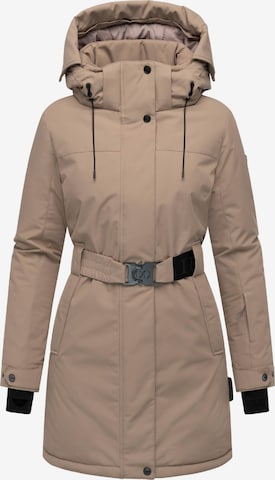 Cappotto invernale 'Frostkuss 14' di NAVAHOO in grigio: frontale