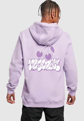 Mister Tee Sweatshirt 'Paradise Cherries' in Purple: front