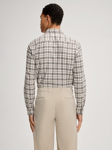 JOOP! Slim fit Button Up Shirt 'Parris' in Grey