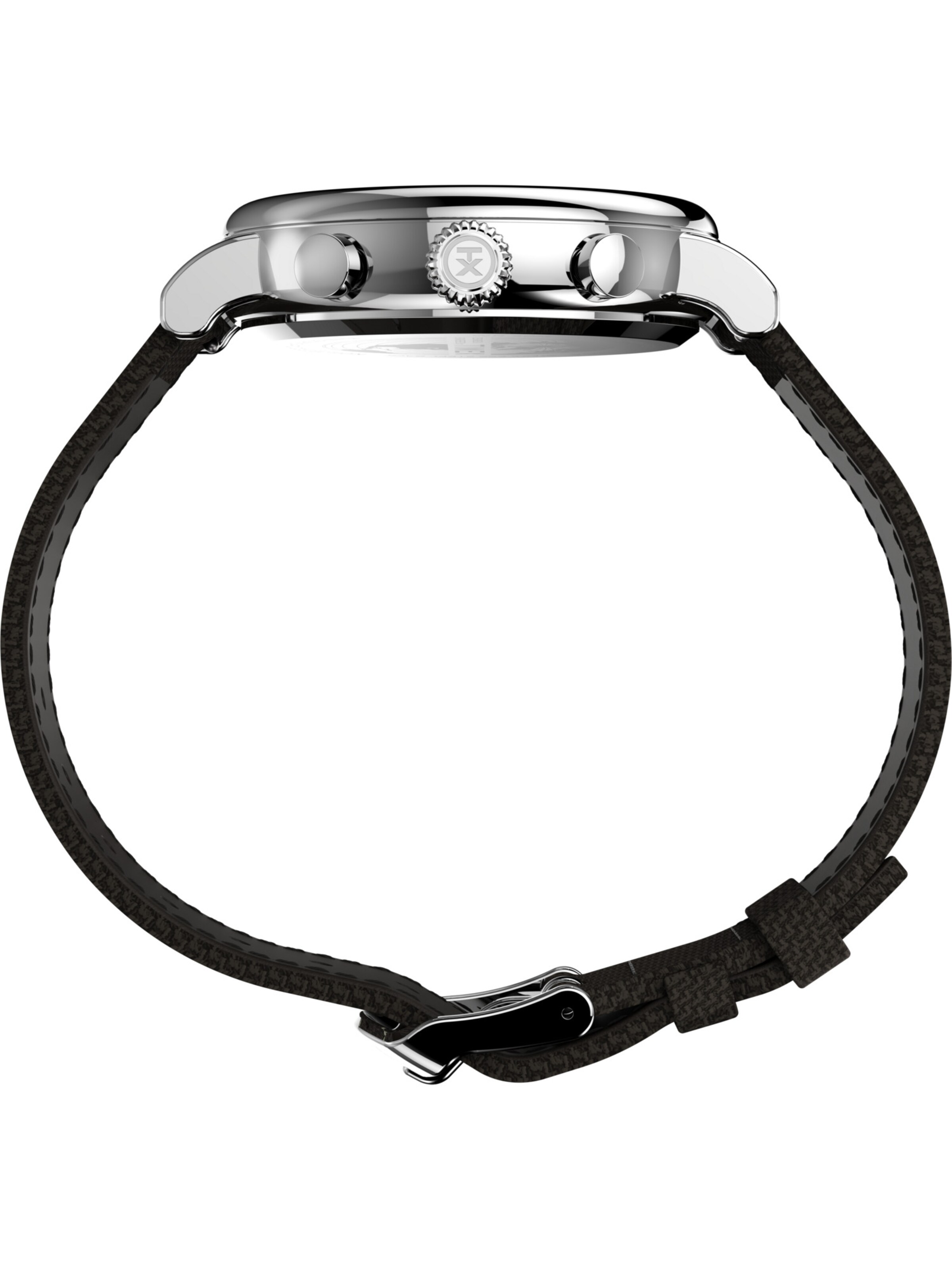 TIMEX Analoguhr in Braun