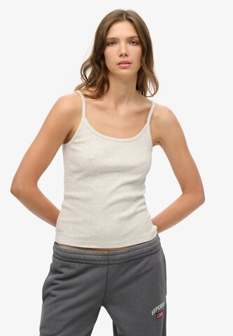 Haut 'Essentials' Superdry en gris : devant