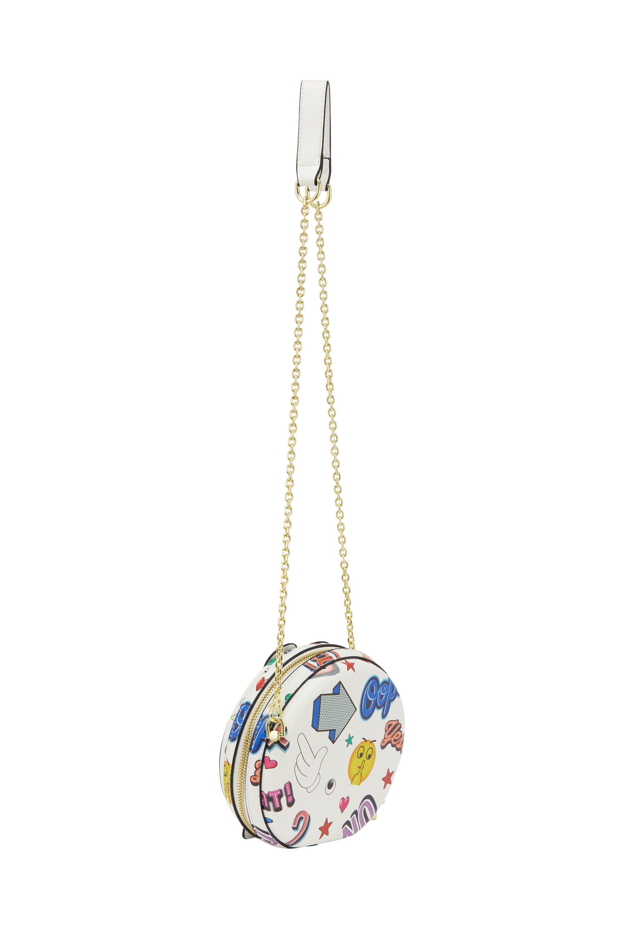 myMo Pop - Bolso de hombro 'Pop Eyetheme' en blanco