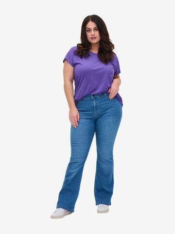 Zizzi Bootcut Farmer 'Ellen' - kék