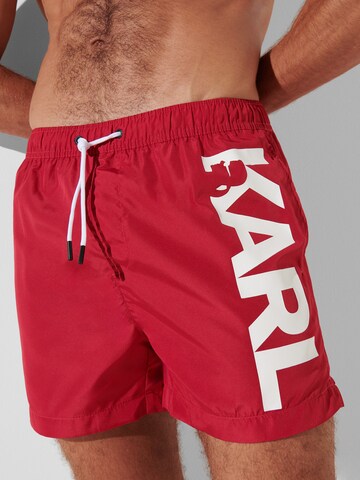 Karl Lagerfeld Badehose in Pink