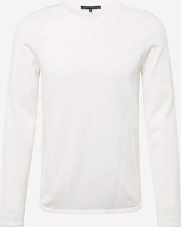 DRYKORN Пуловер 'Rikono' в бяло: отпред