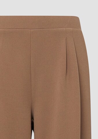Wide Leg Pantalon s.Oliver en marron