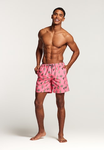 Shorts de bain 'Cacti' Shiwi en rose