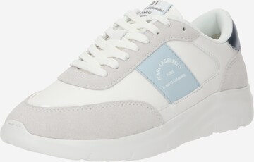 Karl Lagerfeld - Zapatillas deportivas bajas en blanco: frente