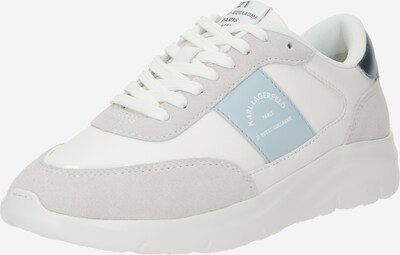 Karl Lagerfeld Sneakers in Ecru / Light blue / Silver / White, Item view