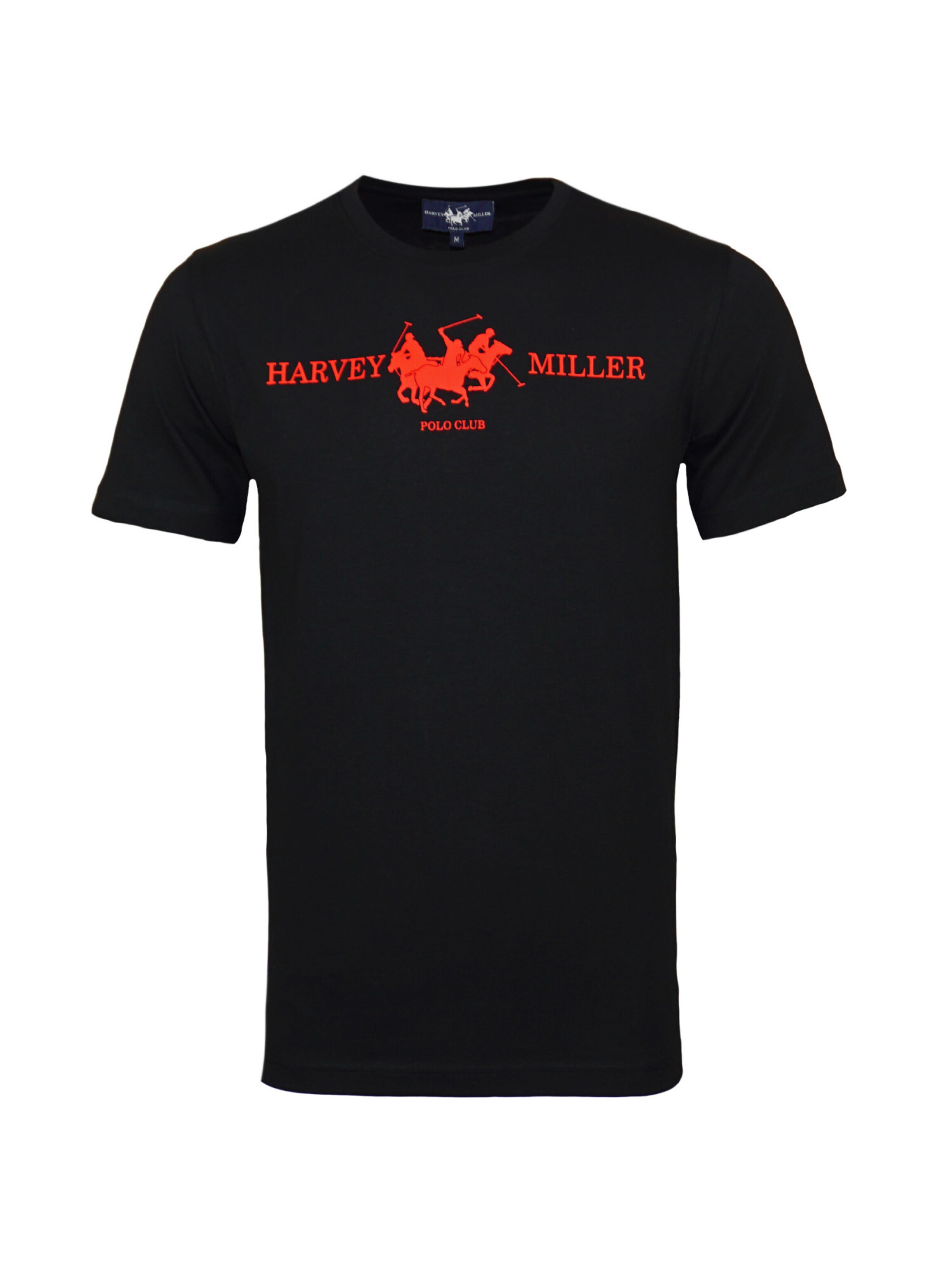 T-Shirt HARVEY MILLER en noir : devant