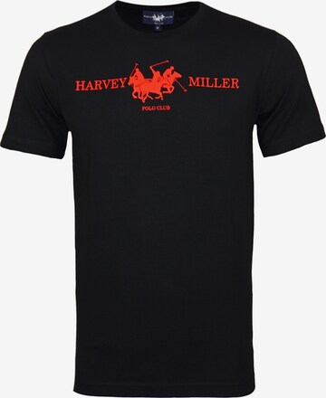 T-Shirt HARVEY MILLER en noir : devant