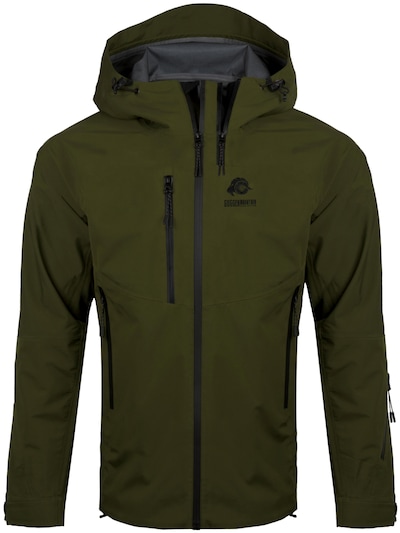 Guggen Mountain Funktionsjacke 'Allwetter Jacke HD09 3-Lagen Hardshell Wanderjacke'‌‌‌ in oliv, Produktansicht
